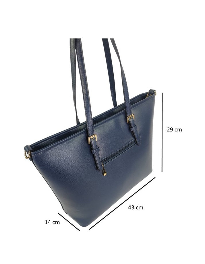 Nora Handtas (Navy) | Flora & Co