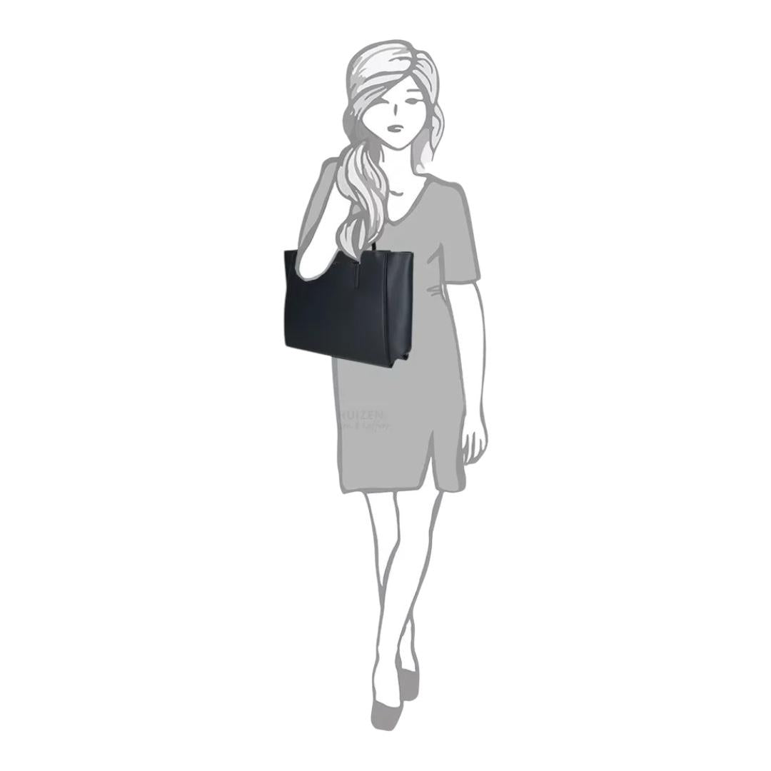 Eliza Shopper (Zwart) | Flora & Co