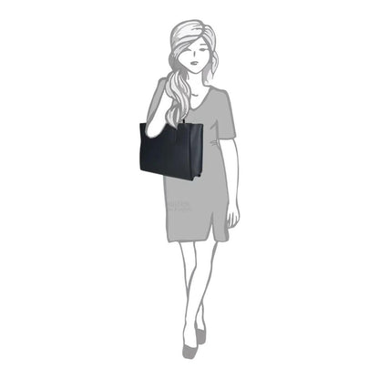 Eliza Shopper (Zwart) | Flora & Co