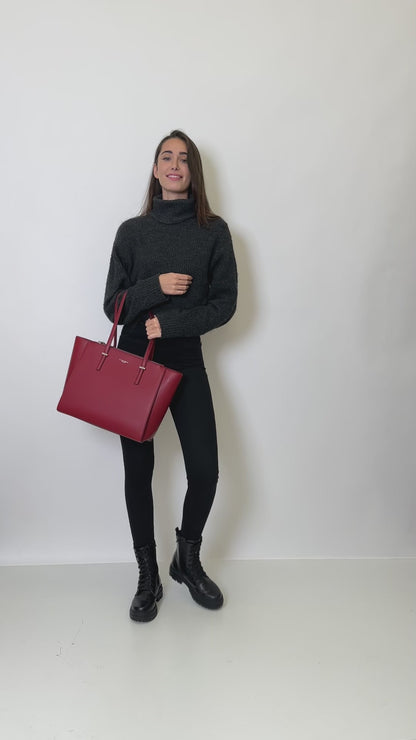 Eliza Shopper (Zwart) | Flora & Co